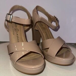 Chinese Laundry Women's Nude/Tan Heeled Sandals